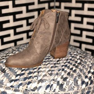 Franco Sarto side zip ankle boots